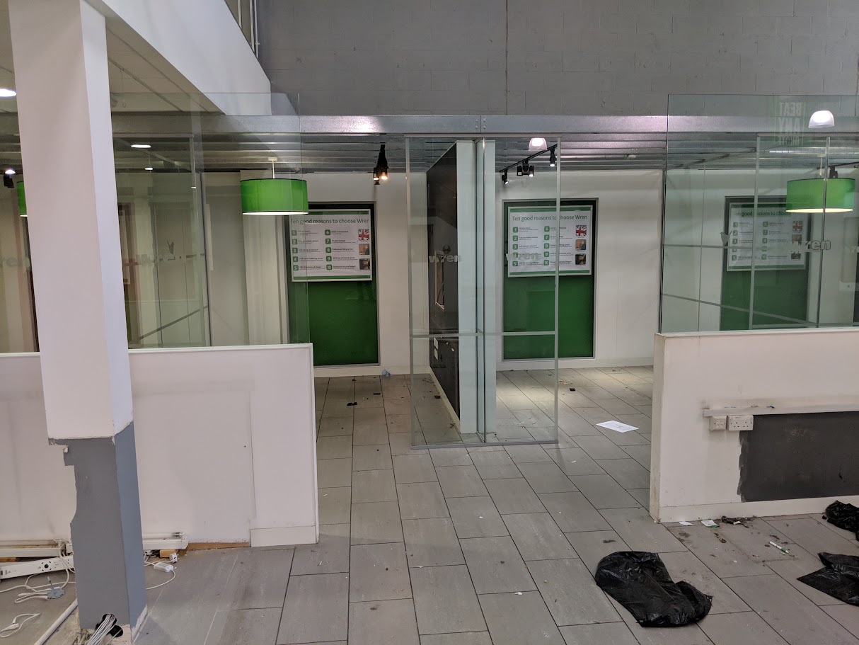 Removing partition walls as part of dilapidations works