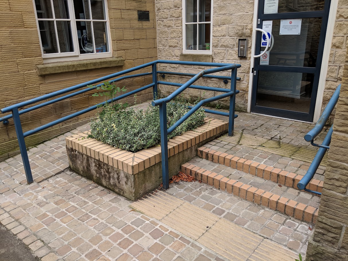 Repairing external steps and making safe access routes