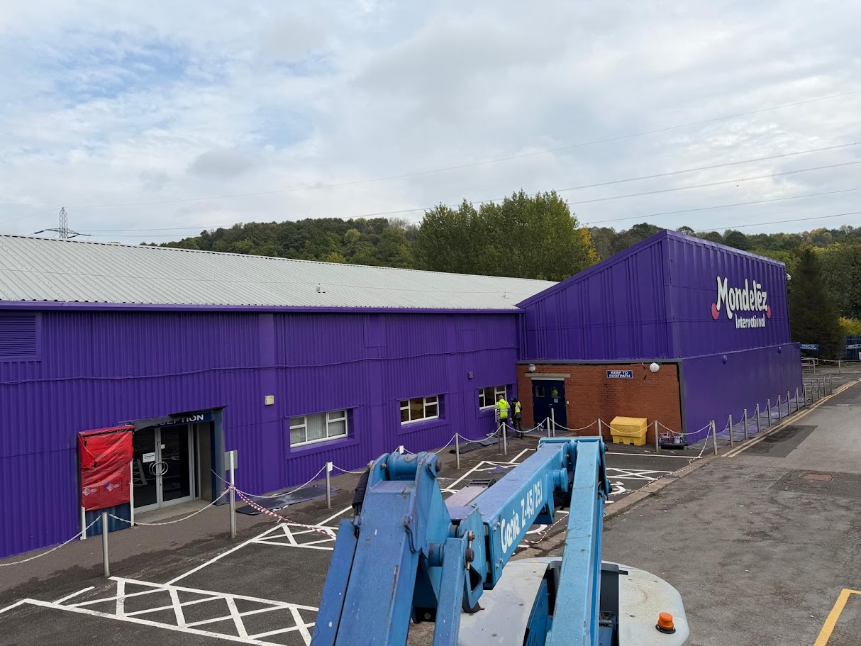 After spray painting project