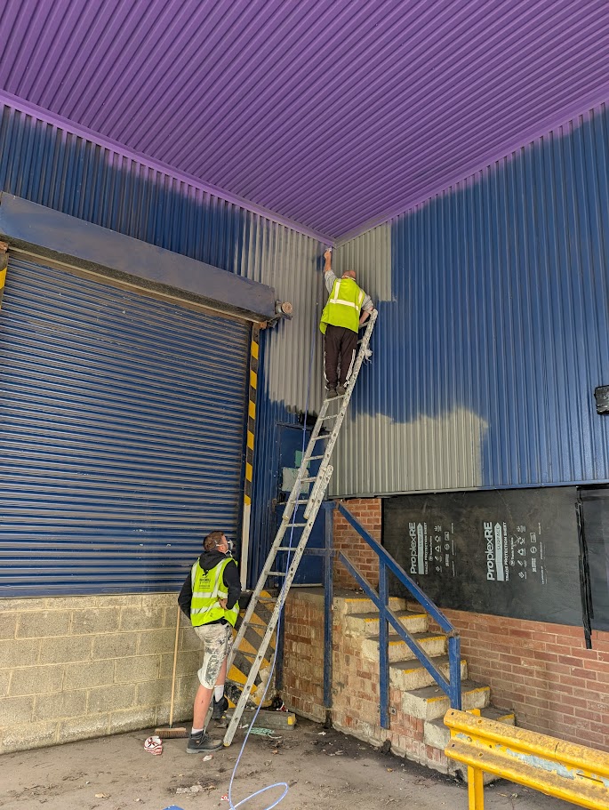 Before exterior painting