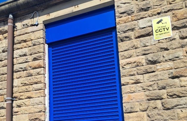 Installing a commercial roller shutter at a premises in Sheffield