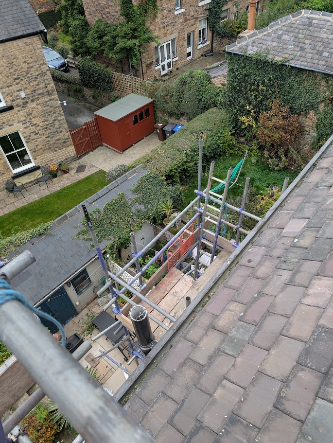 Commercial roof refurbishment works with improved detailing